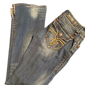 ROCK REVIVAL Jeans Womens Stephanie Low Rise Boot Cut Denim 29 X 32